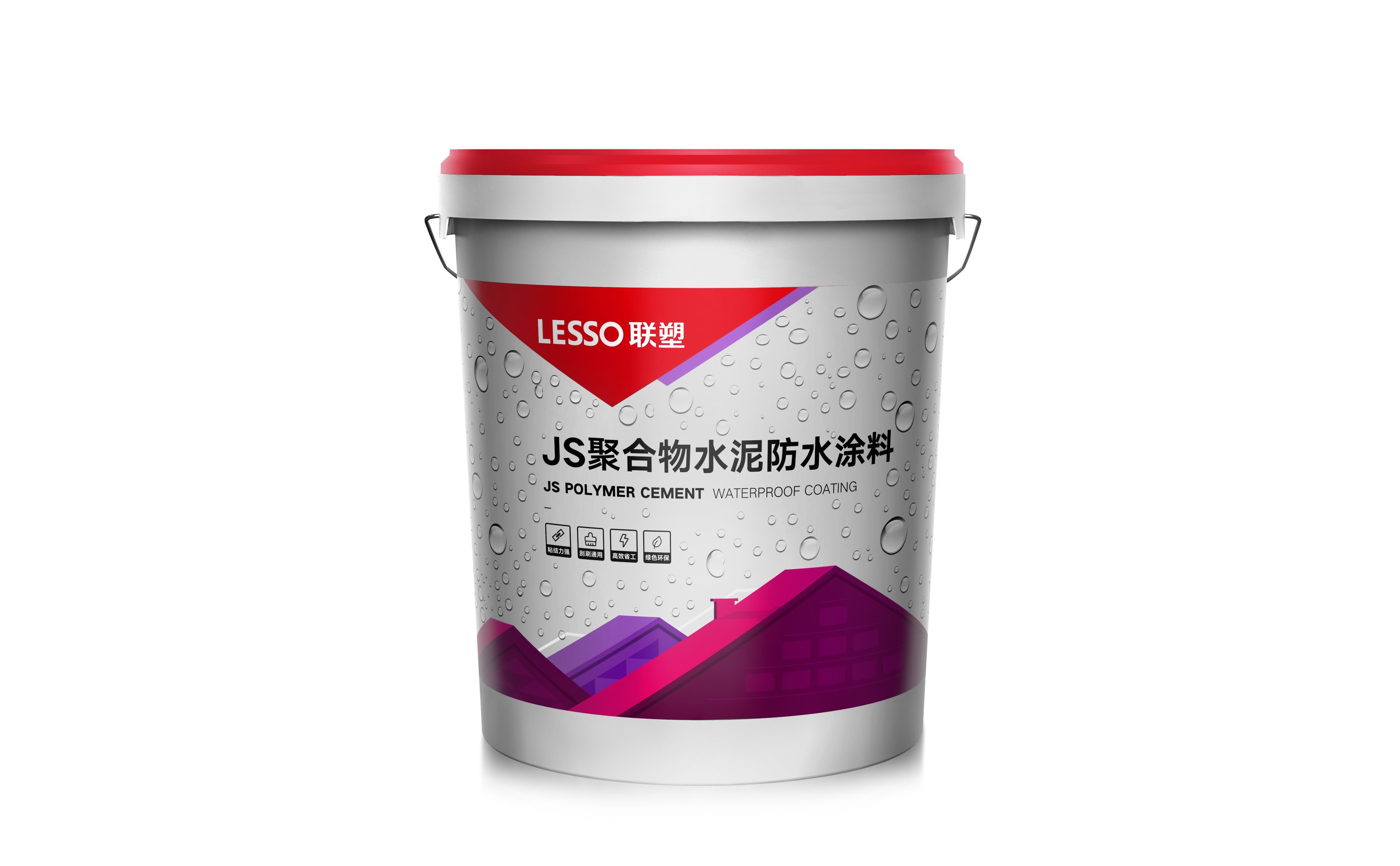 LETOU乐投JS聚合物水泥防水涂料LS500